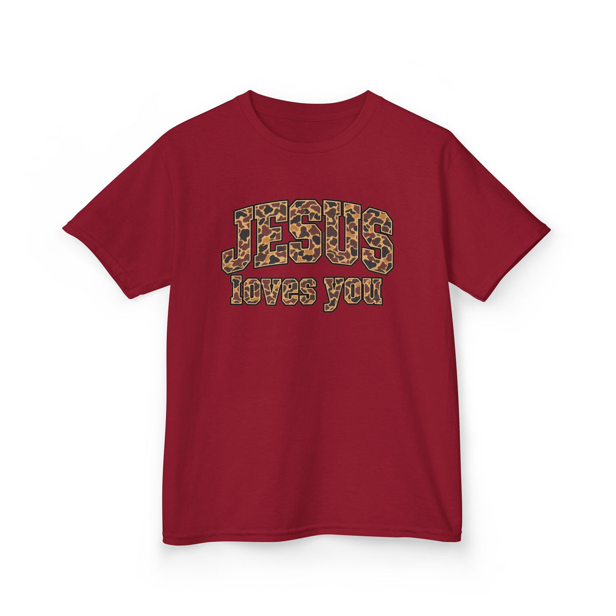 “Jesus Loves You” Camo Tee