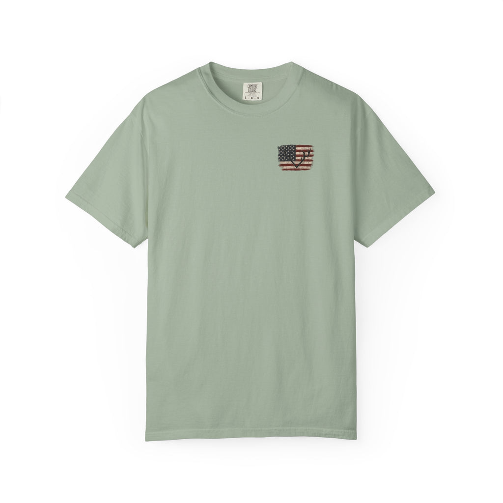 All Glory to Him Deer Skull Cross Tee