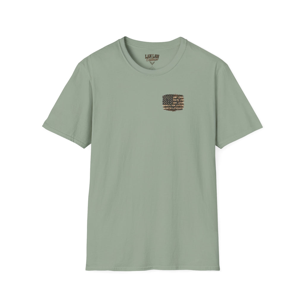 Distressed American Flag Tee