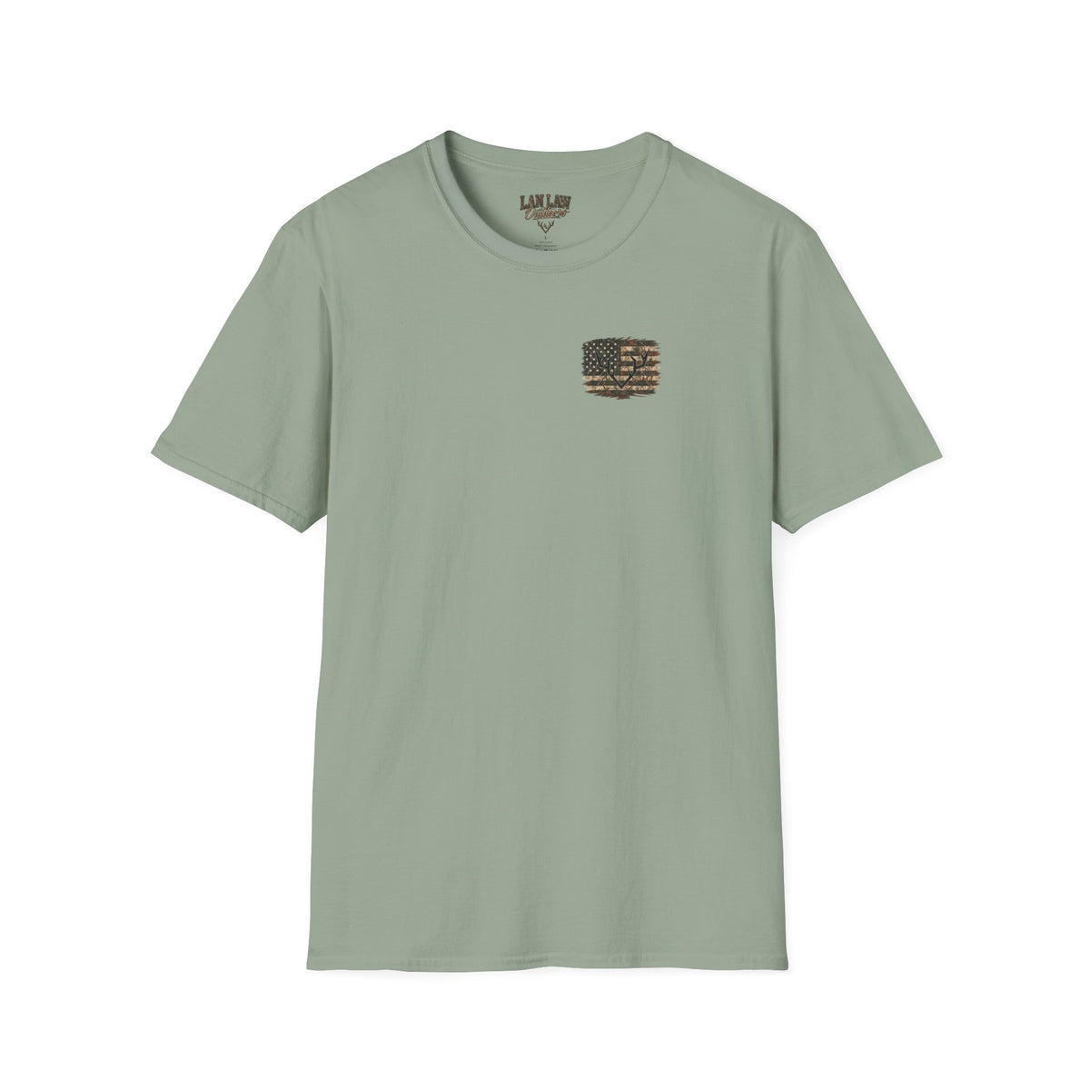 Distressed American Flag Tee