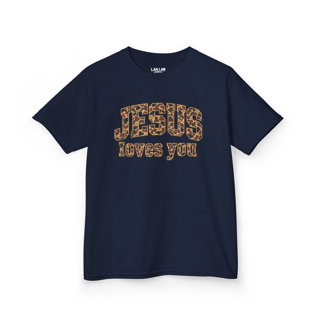 “Jesus Loves You” Camo Tee