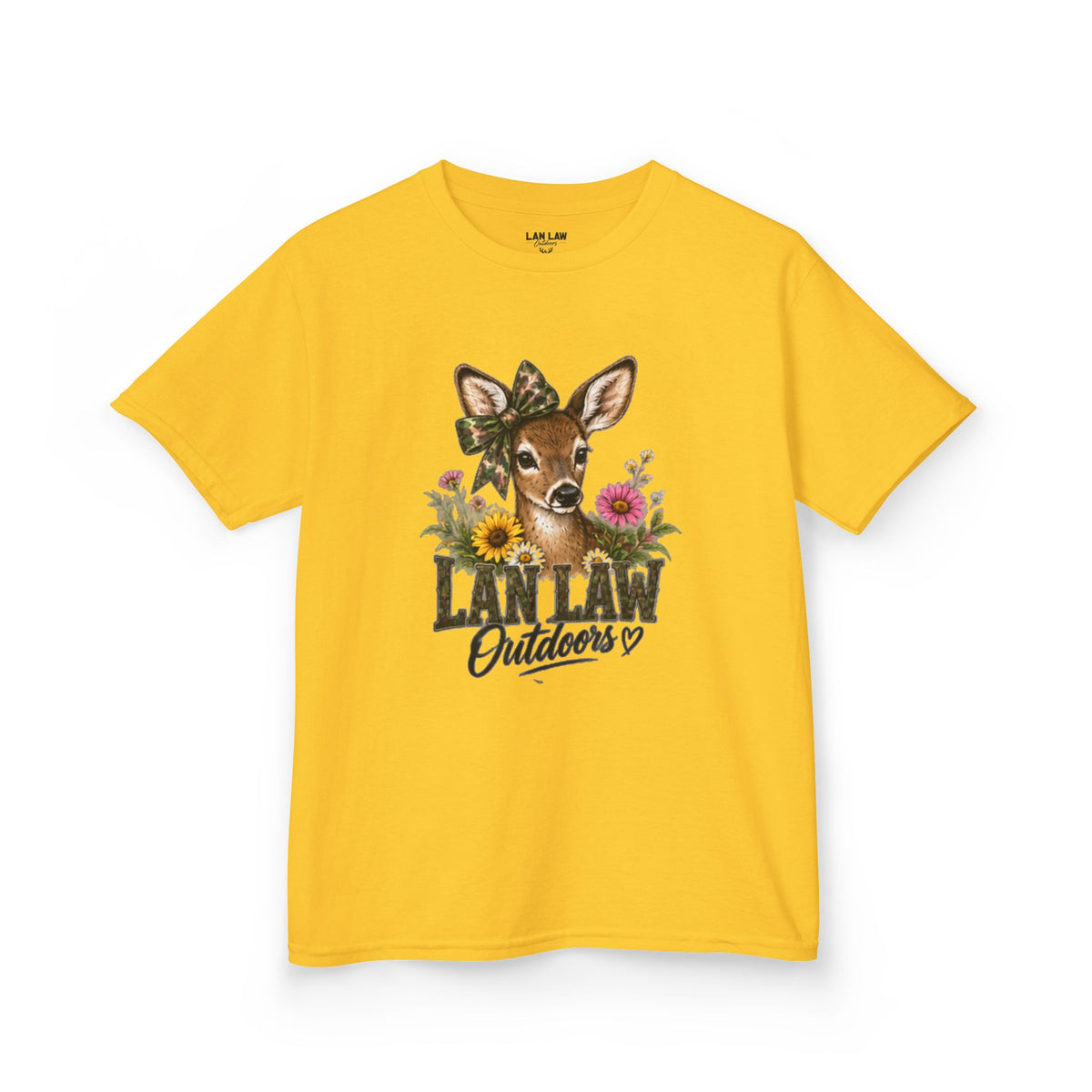 Deer Floral Graphic Shirt