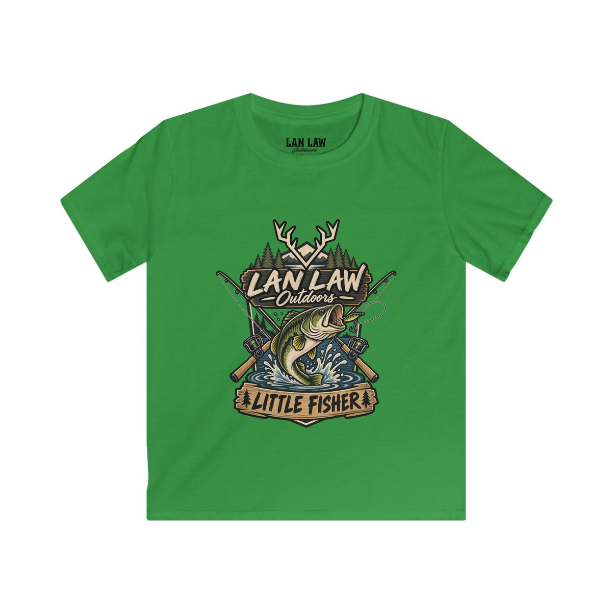 "Little Fisher" Outdoor Fishing Tee