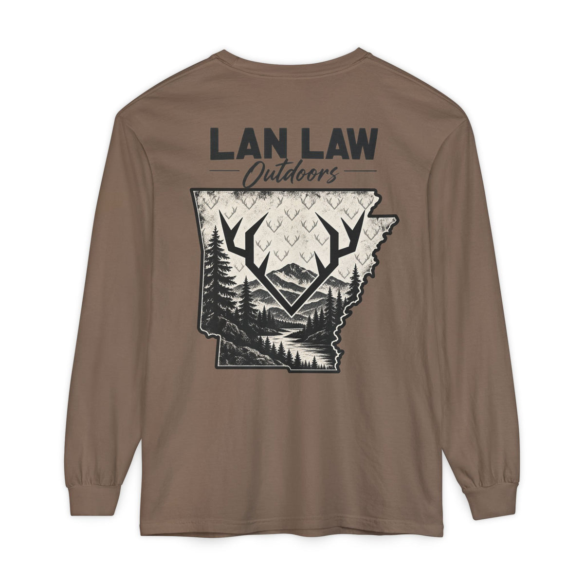 Arkansas Deer Antler Long Sleeve Tee