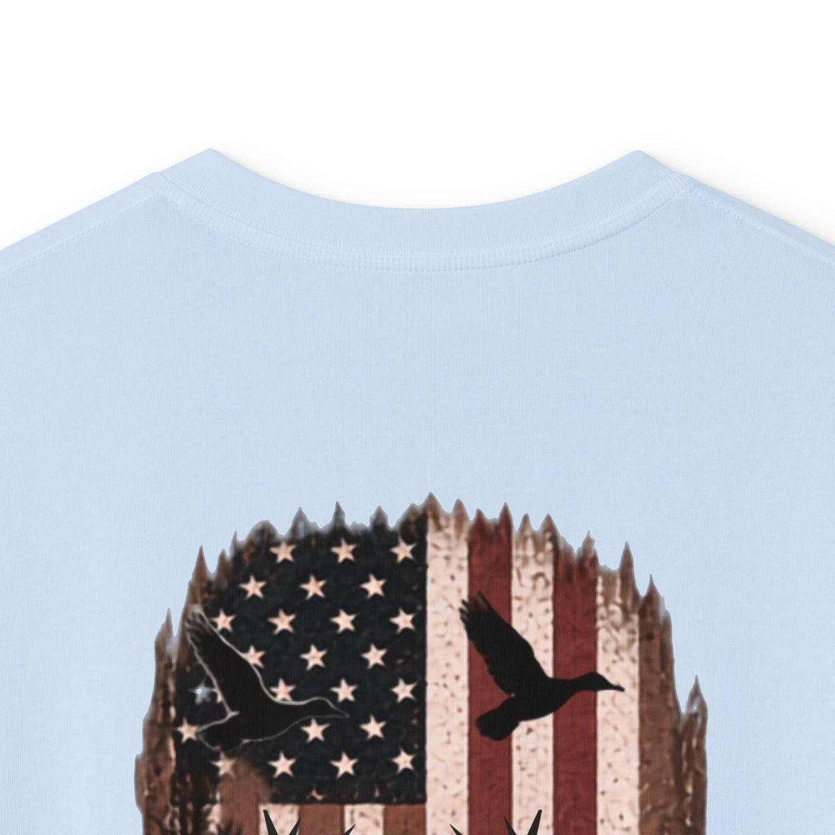 Camo American Flag Hunting Tee