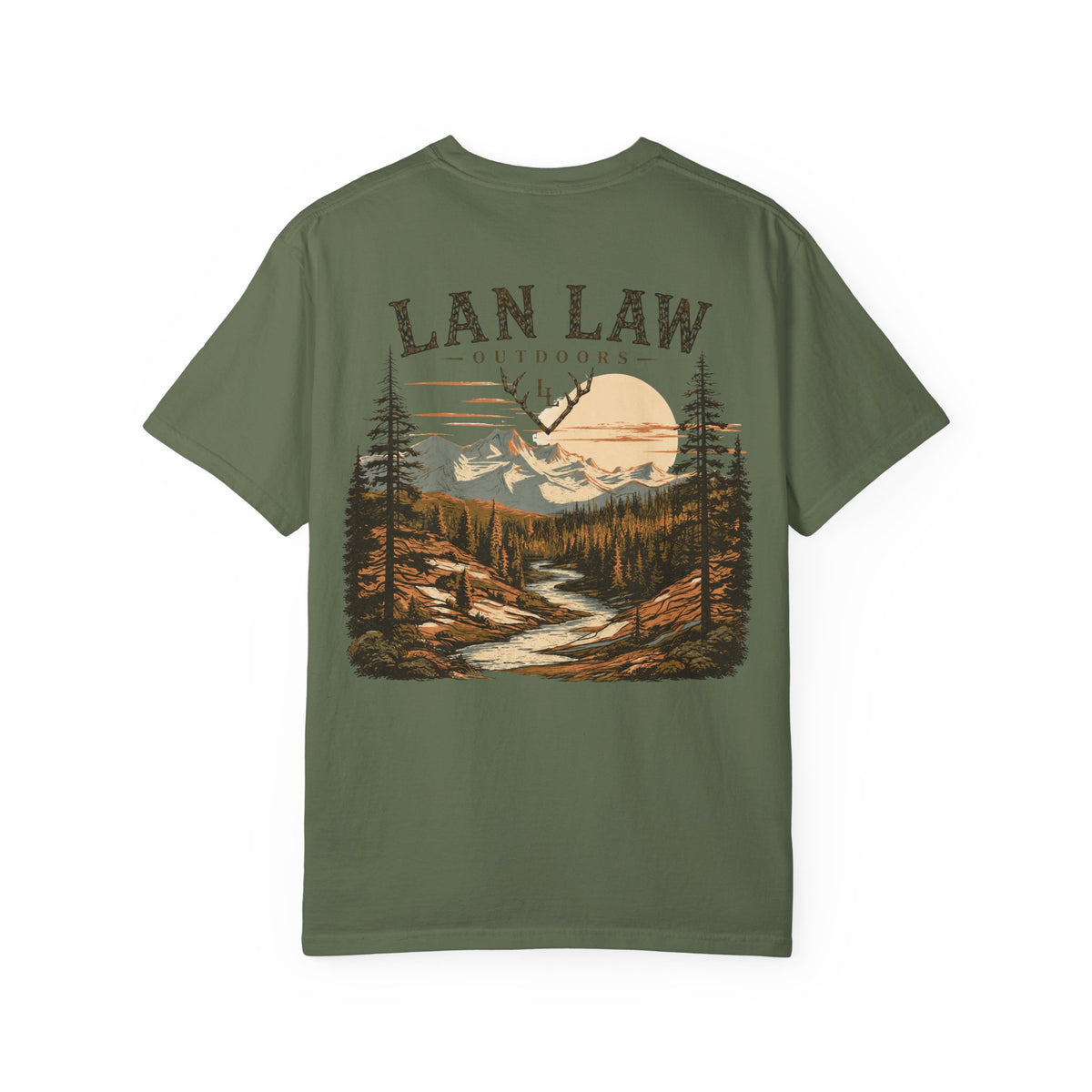 Vintage Mountain Deer Logo Tee