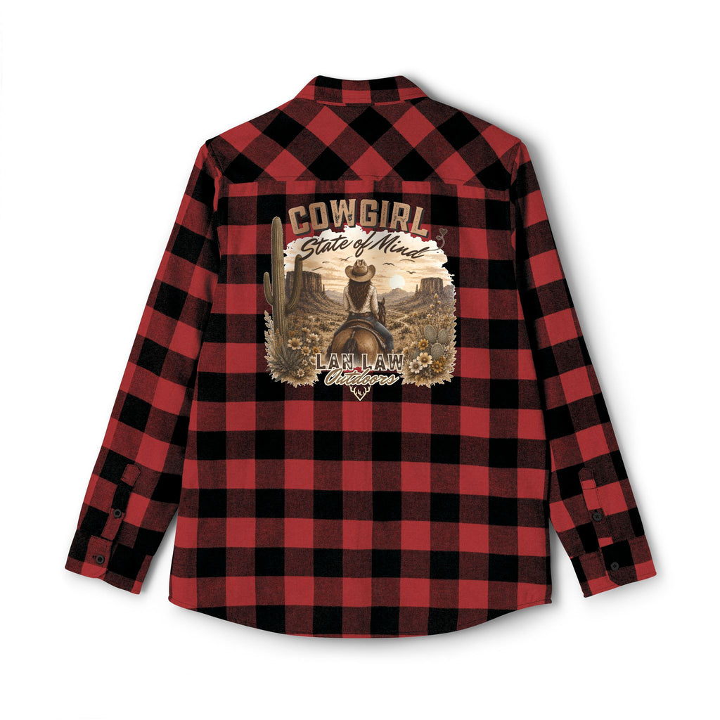 Cowgirl State of Mind Plaid Flannel Shirt