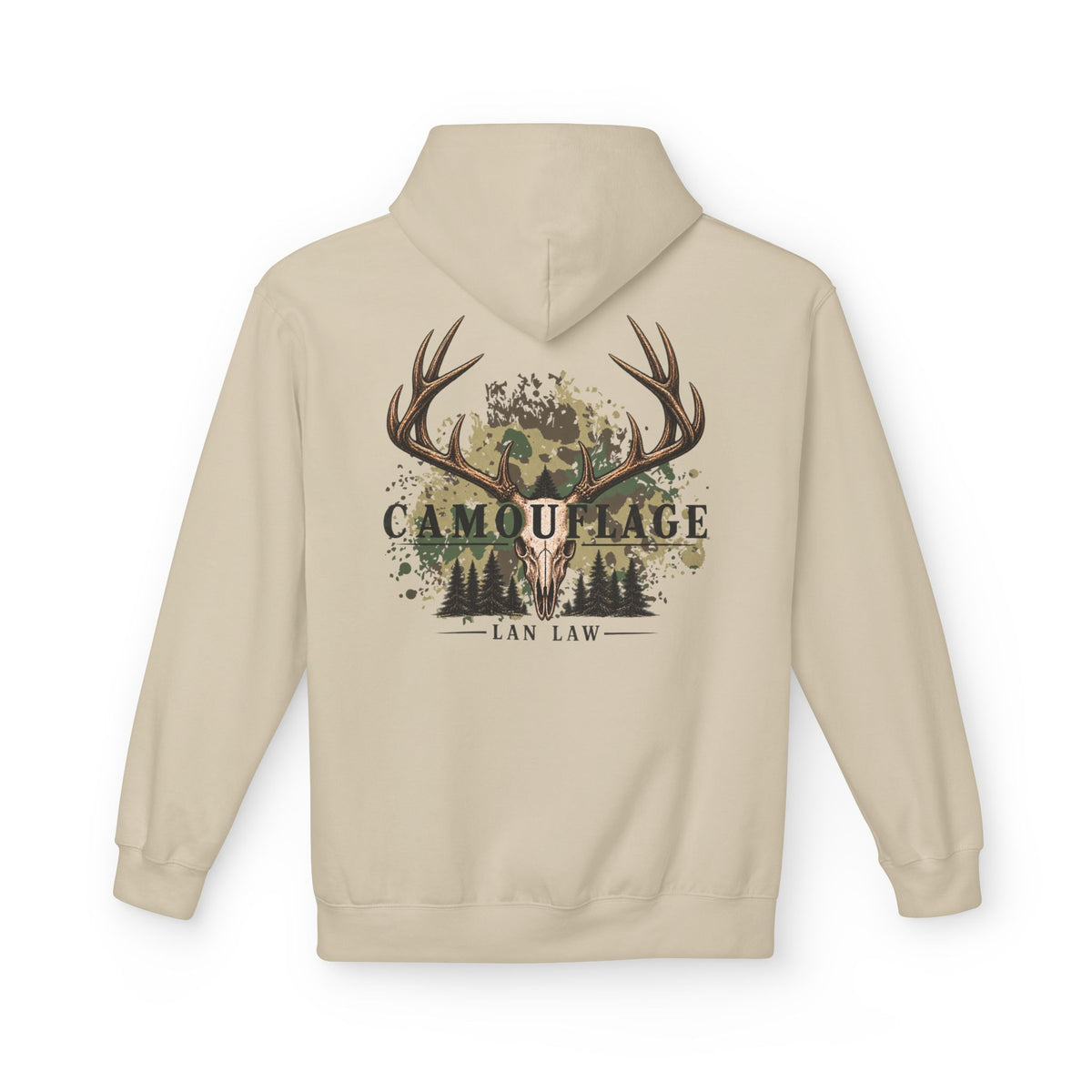 Camouflage Antlers Hoodie — 'Camouflage' Graphic Hunter Hoodie