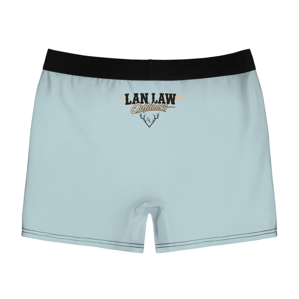 Light Blue Custom Logo Underwear