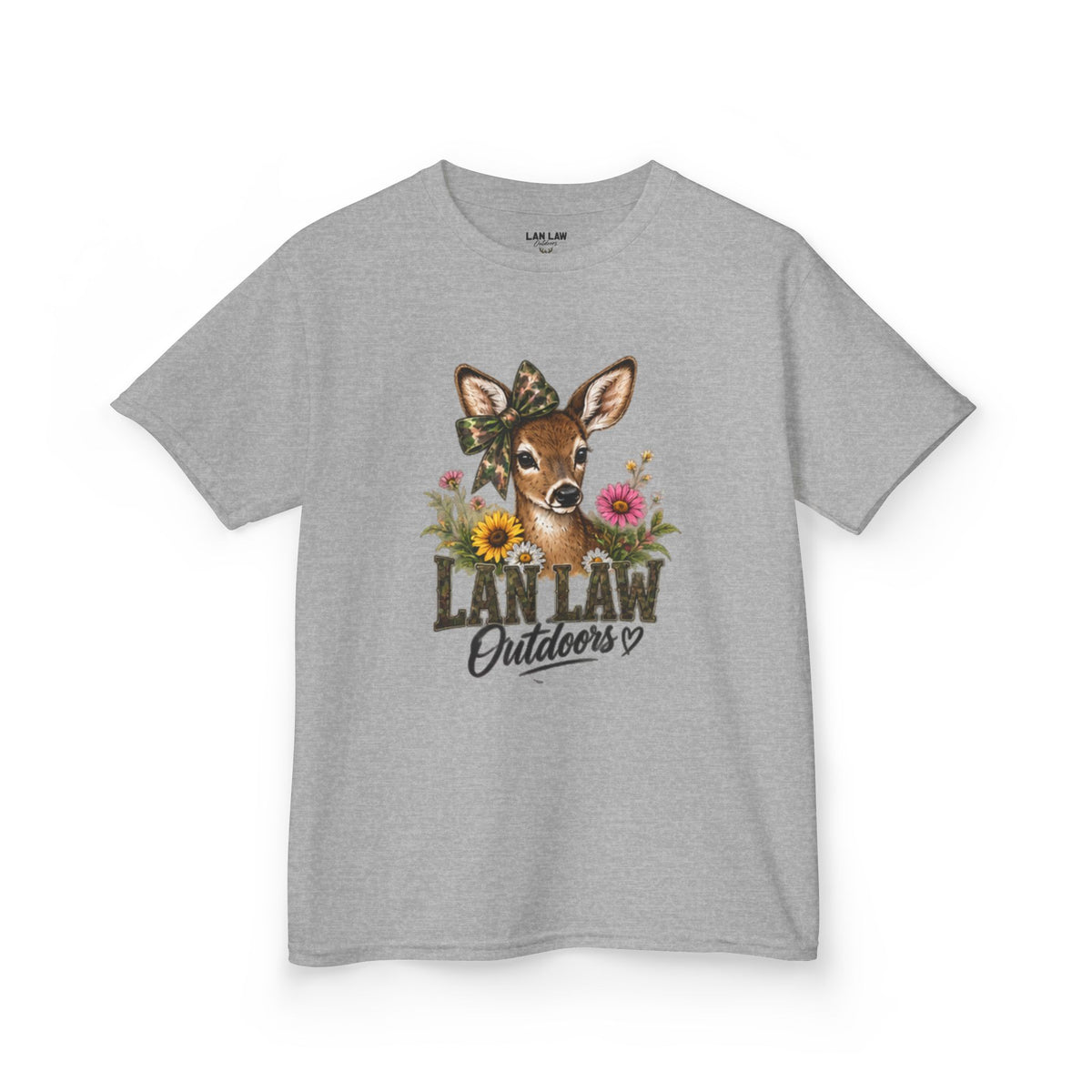 Deer Floral Graphic Shirt