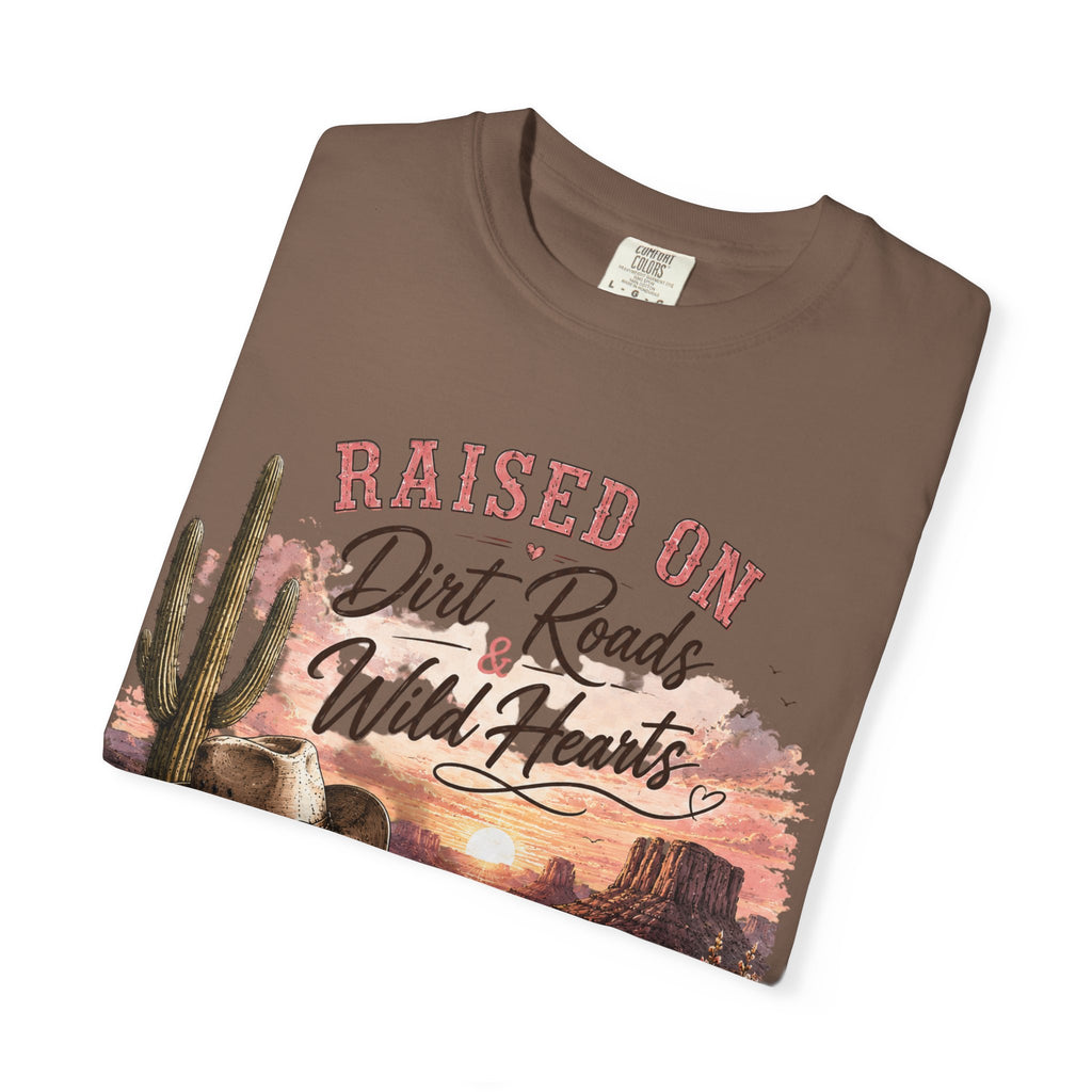 Raised on Dirt Roads Wild Hearts T-Shirt