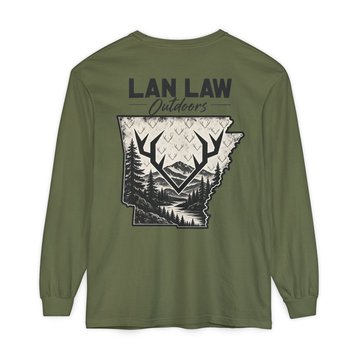 Arkansas Deer Antler Long Sleeve Tee