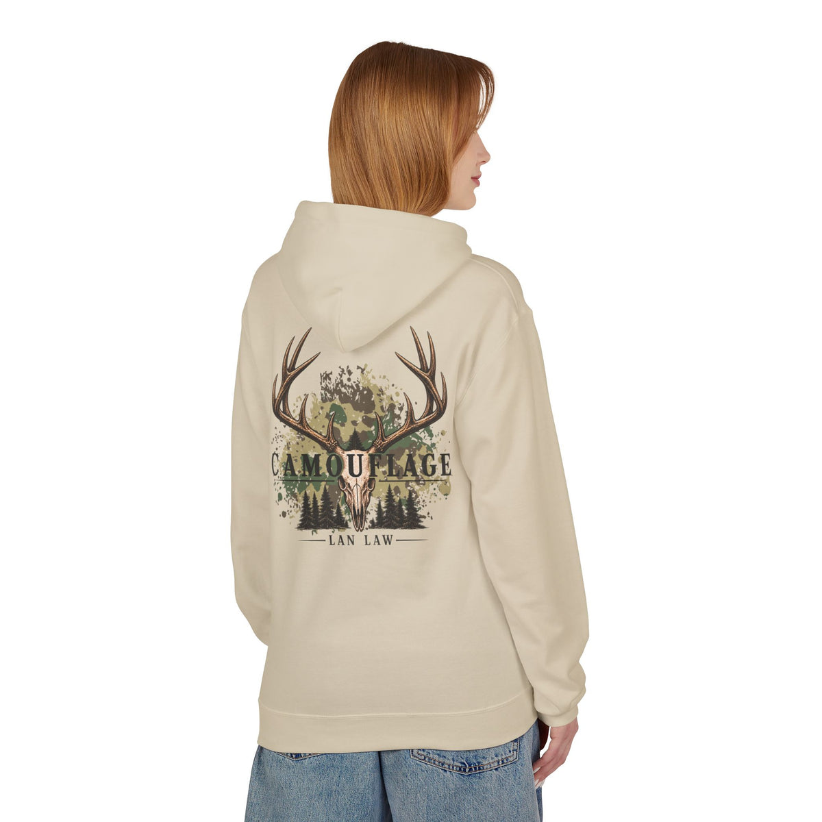 Camouflage Antlers Hoodie — 'Camouflage' Graphic Hunter Hoodie
