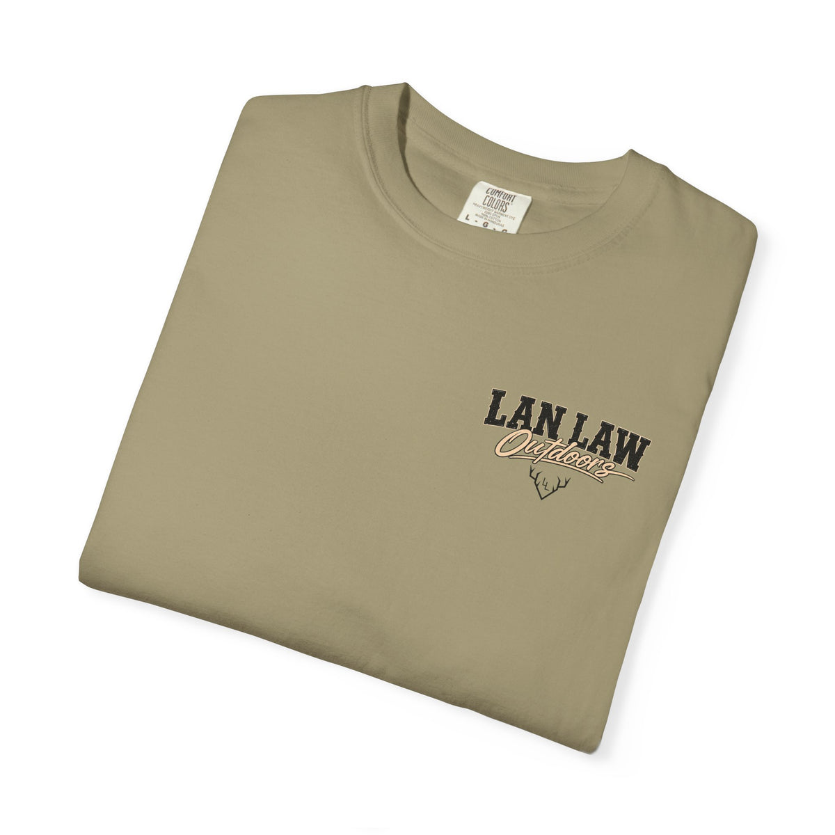American Flag Deer Skull Tee