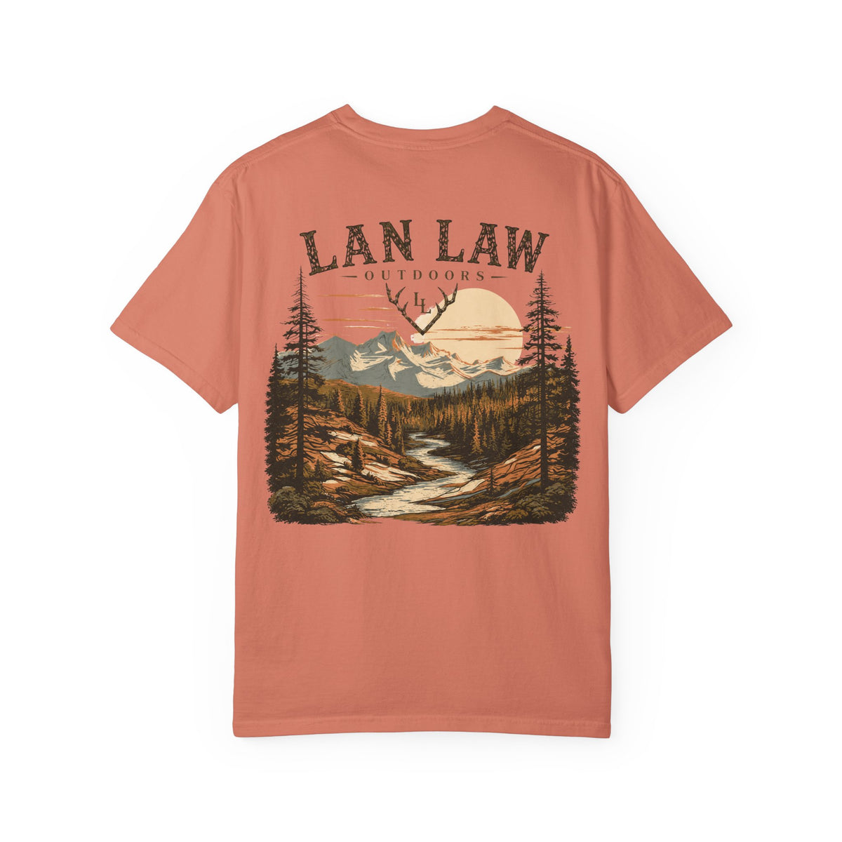 Vintage Mountain Deer Logo Tee