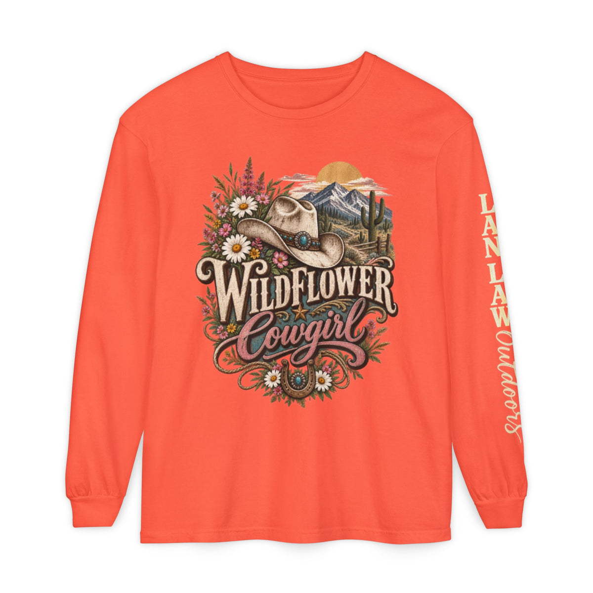 Wildflower Cowgirl Long Sleeve Tee
