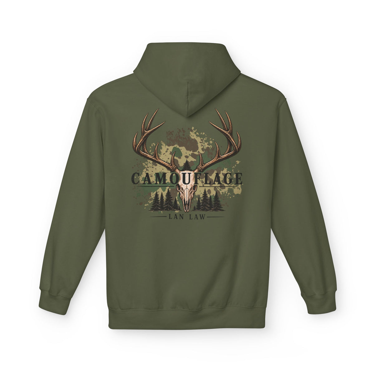 Camouflage Antlers Hoodie — 'Camouflage' Graphic Hunter Hoodie