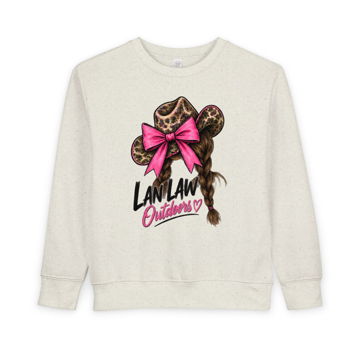 Leopard Cowboy Hat with Pink Bow
