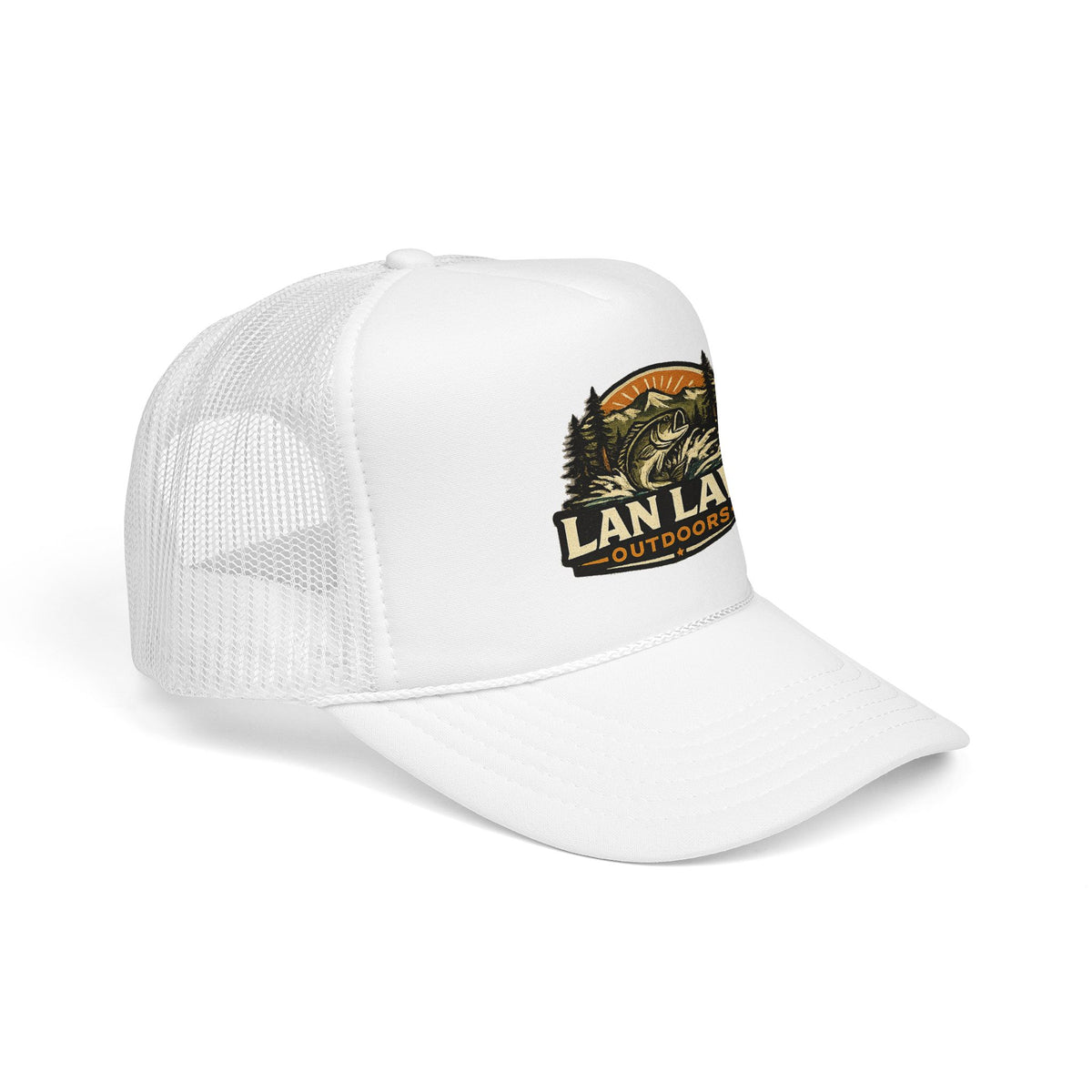 Vintage Fishing Logo Trucker Hat