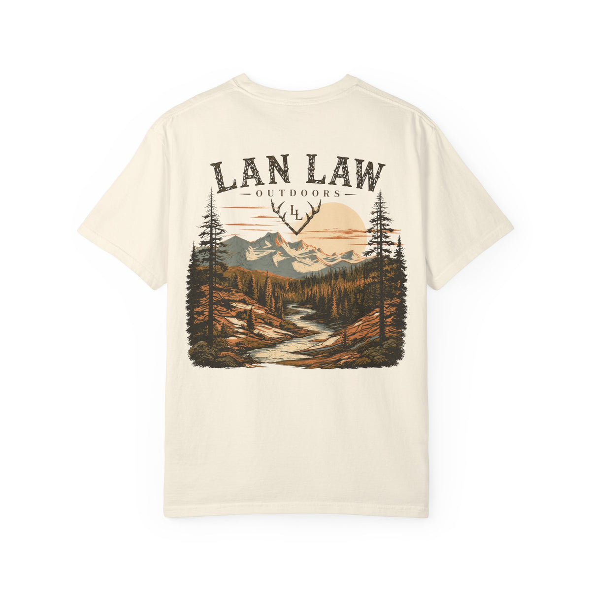 Vintage Mountain Deer Logo Tee