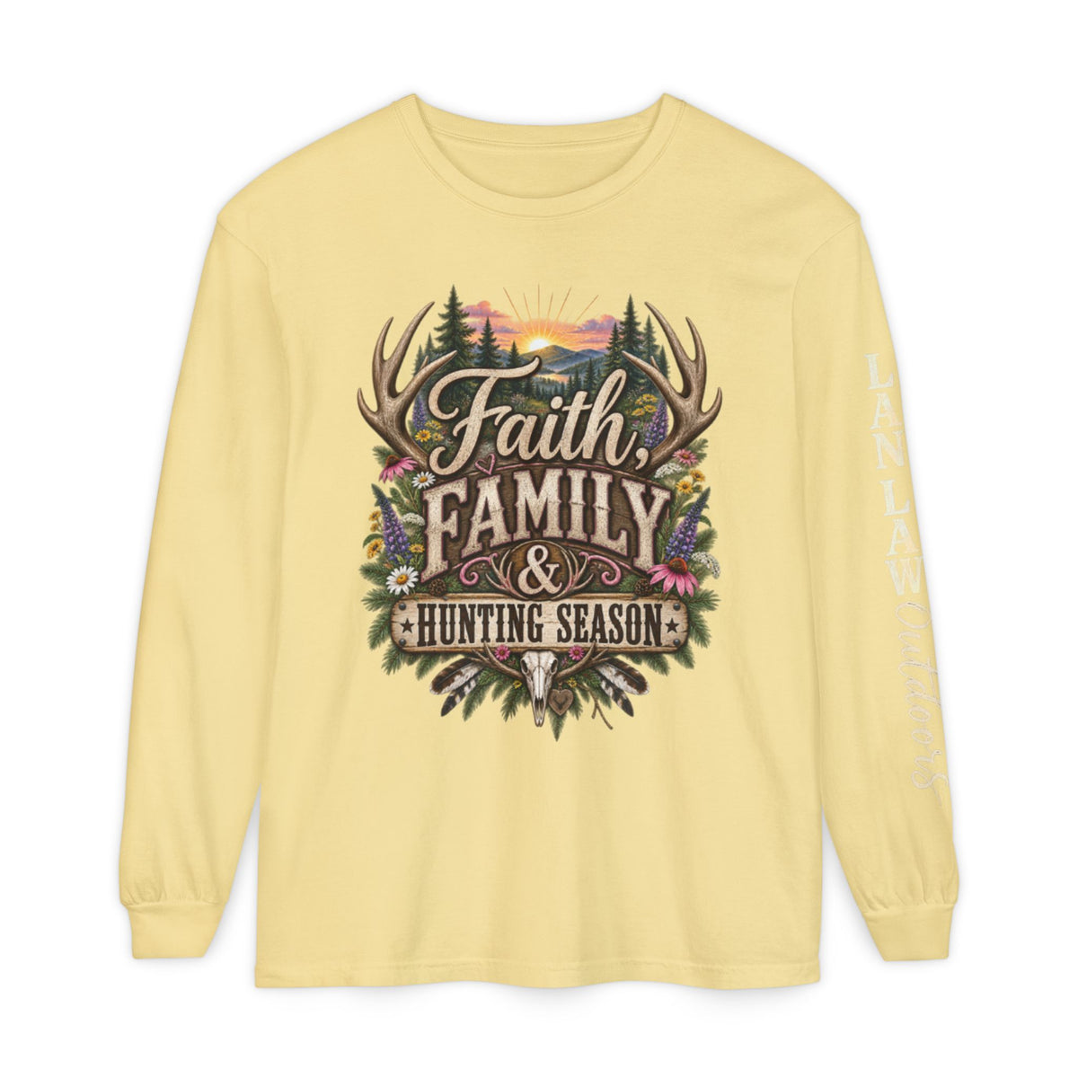 Faith, Family & Hunting Long Sleeve Tee
