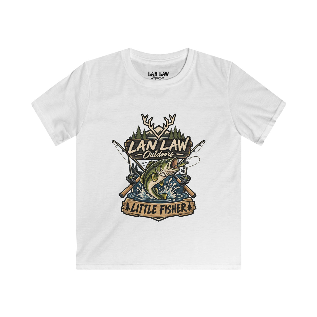 "Little Fisher" Outdoor Fishing Tee