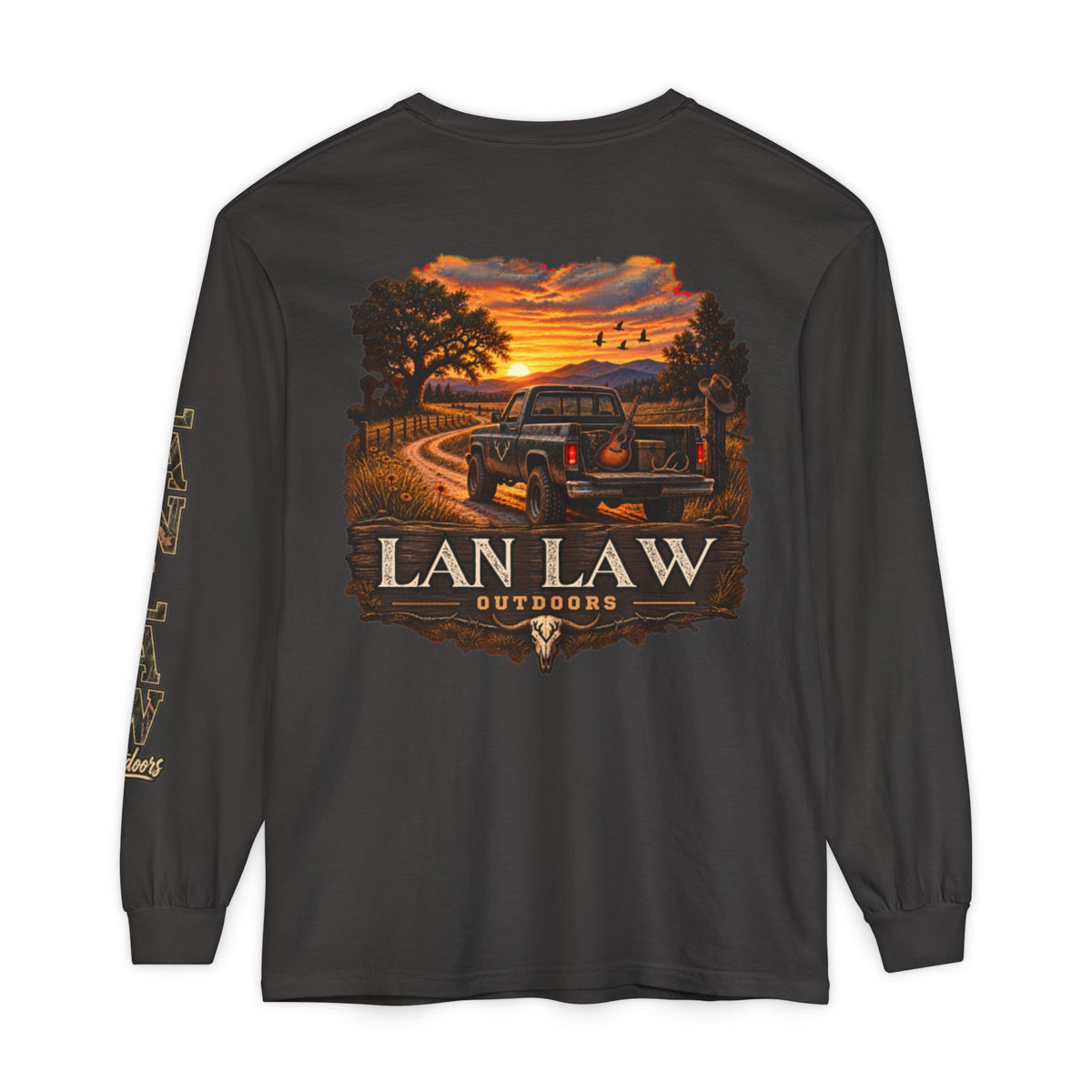 Sunset Truck Long Sleeve Tee