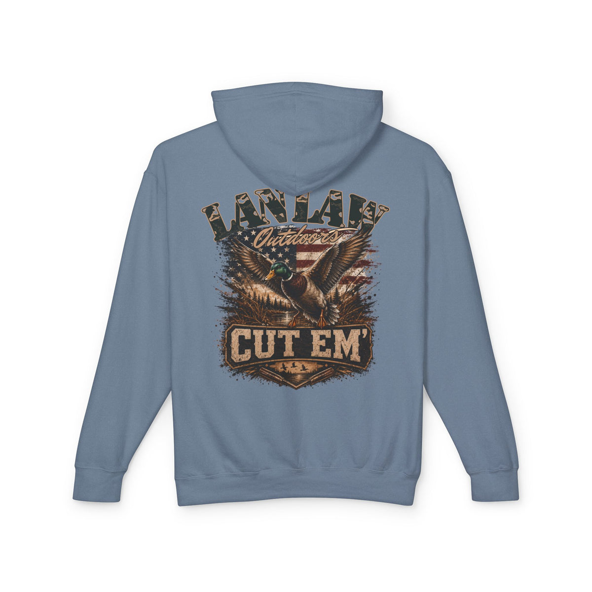 'Cut 'Em' Vintage Duck Hoodie