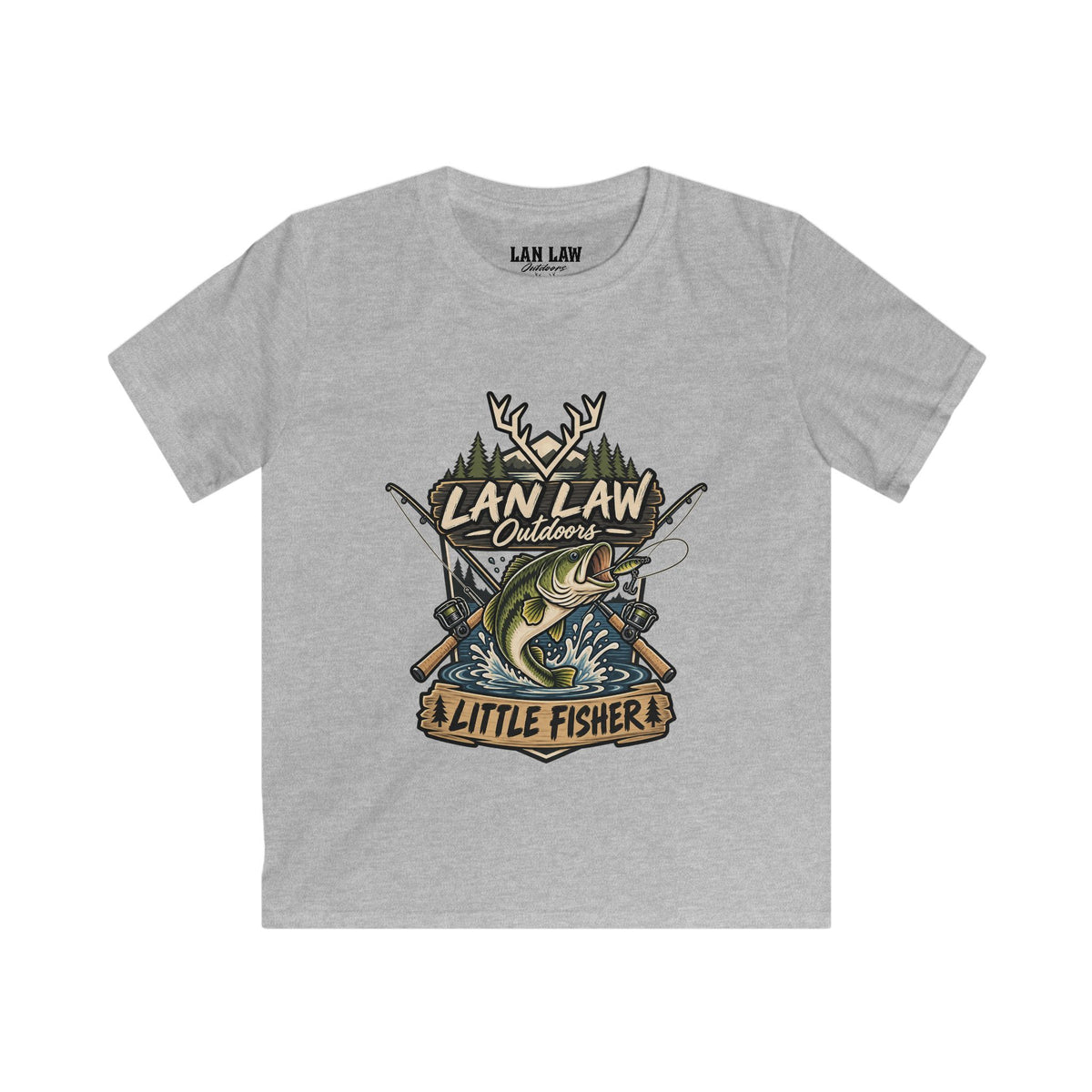 "Little Fisher" Outdoor Fishing Tee