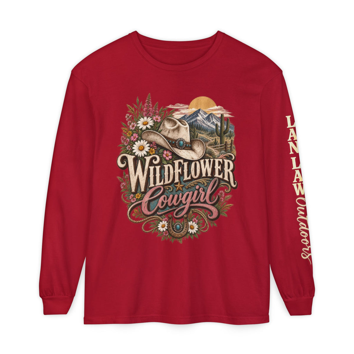 Wildflower Cowgirl Long Sleeve Tee