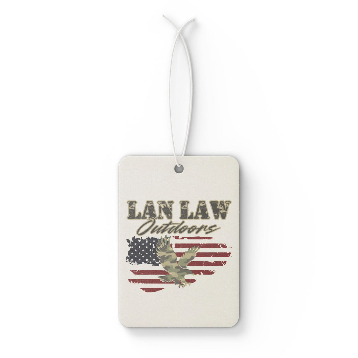 American Flag Camo Car Air Freshener