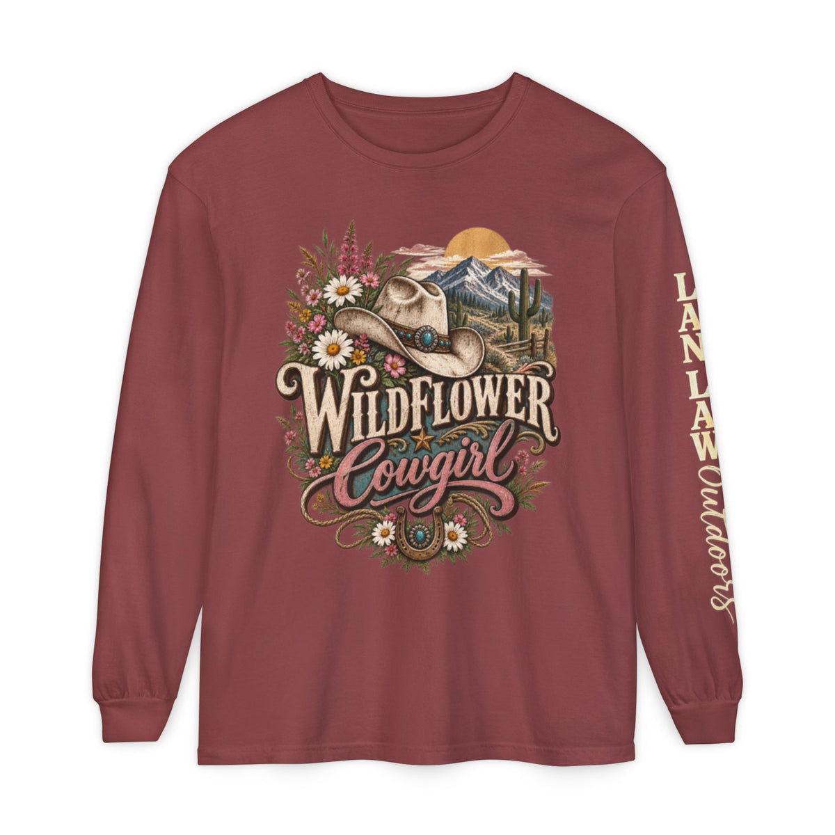 Wildflower Cowgirl Long Sleeve Tee