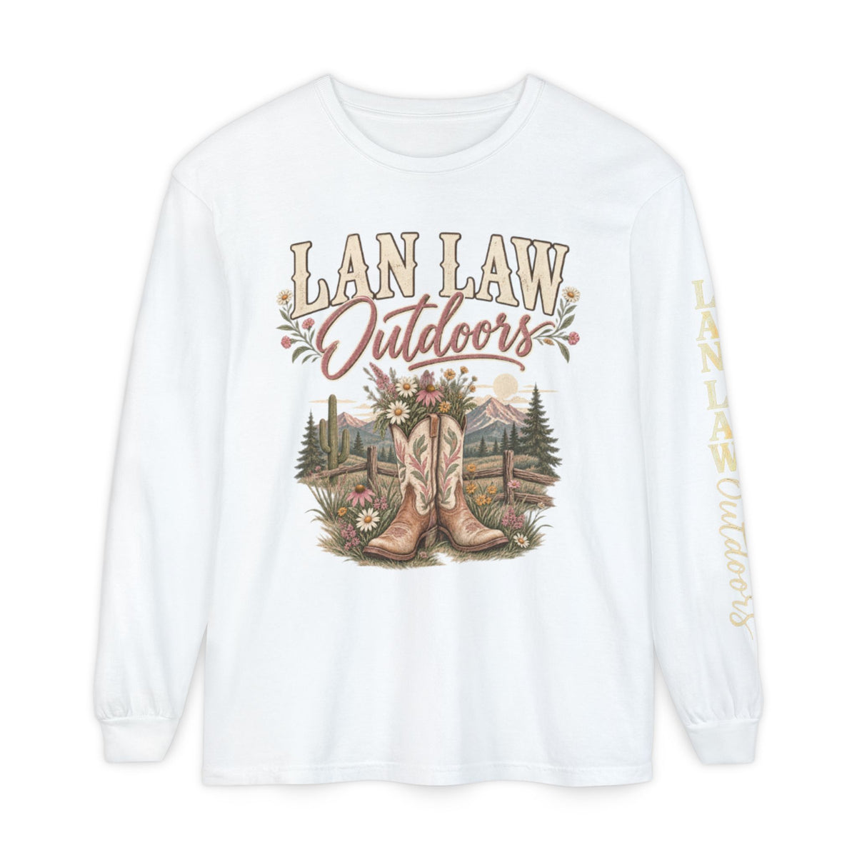 Cowgirl Boots Long Sleeve Tee
