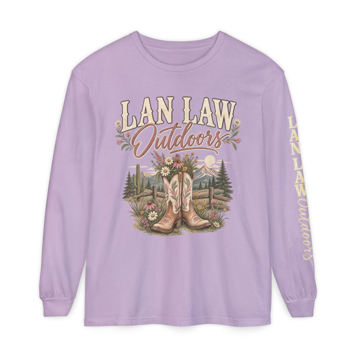 Cowgirl Boots Long Sleeve Tee