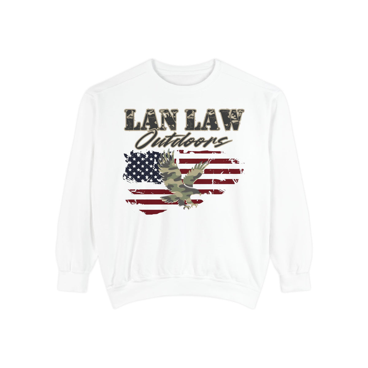 American Flag Camo Eagle Sweatshirt