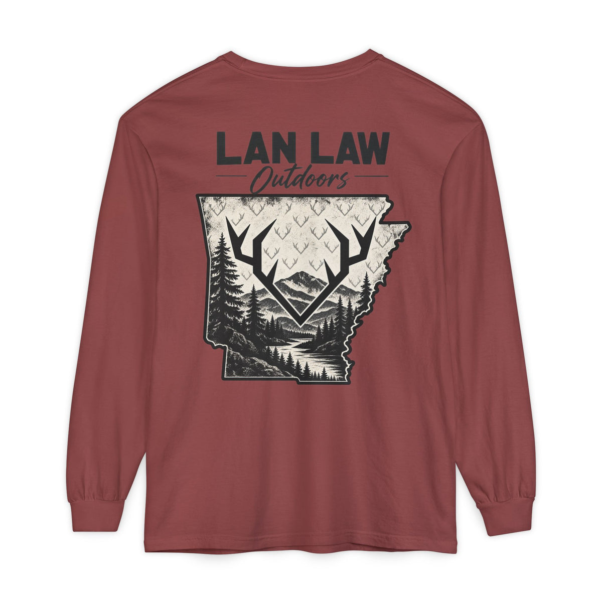 Arkansas Deer Antler Long Sleeve Tee