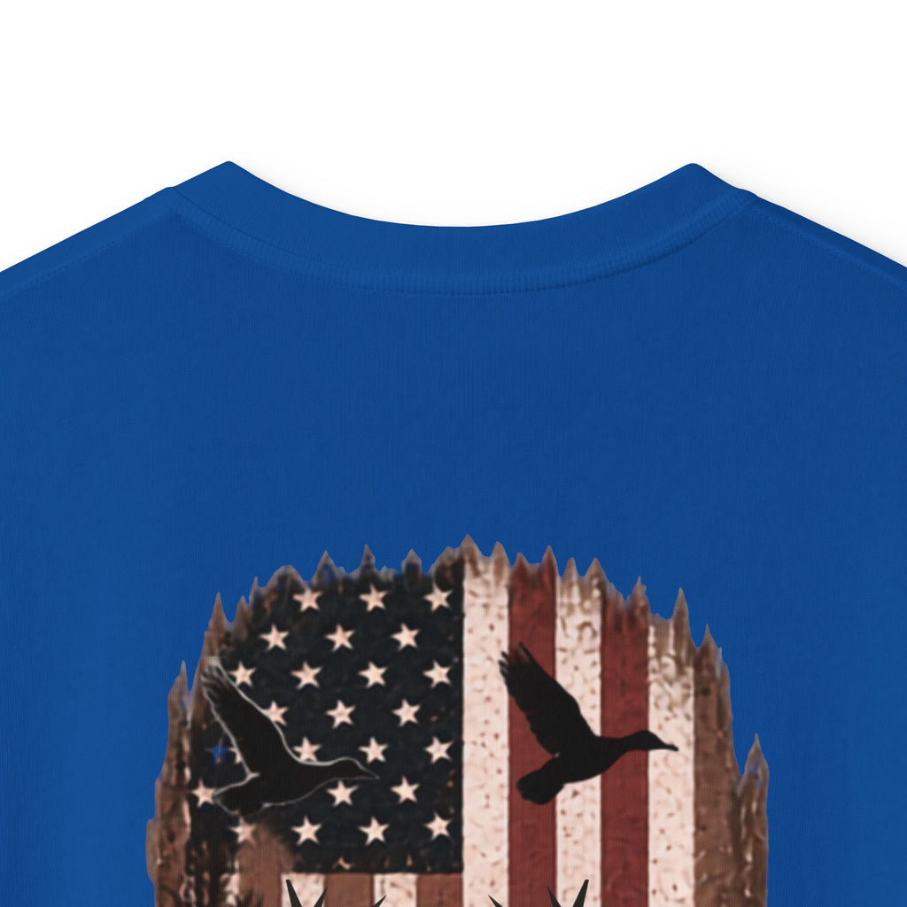 Camo American Flag Hunting Tee