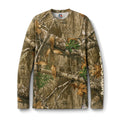 Camo Long Sleeve Tee — 'Lan Law Outdoors' Hunting Graphic Pocket Tee