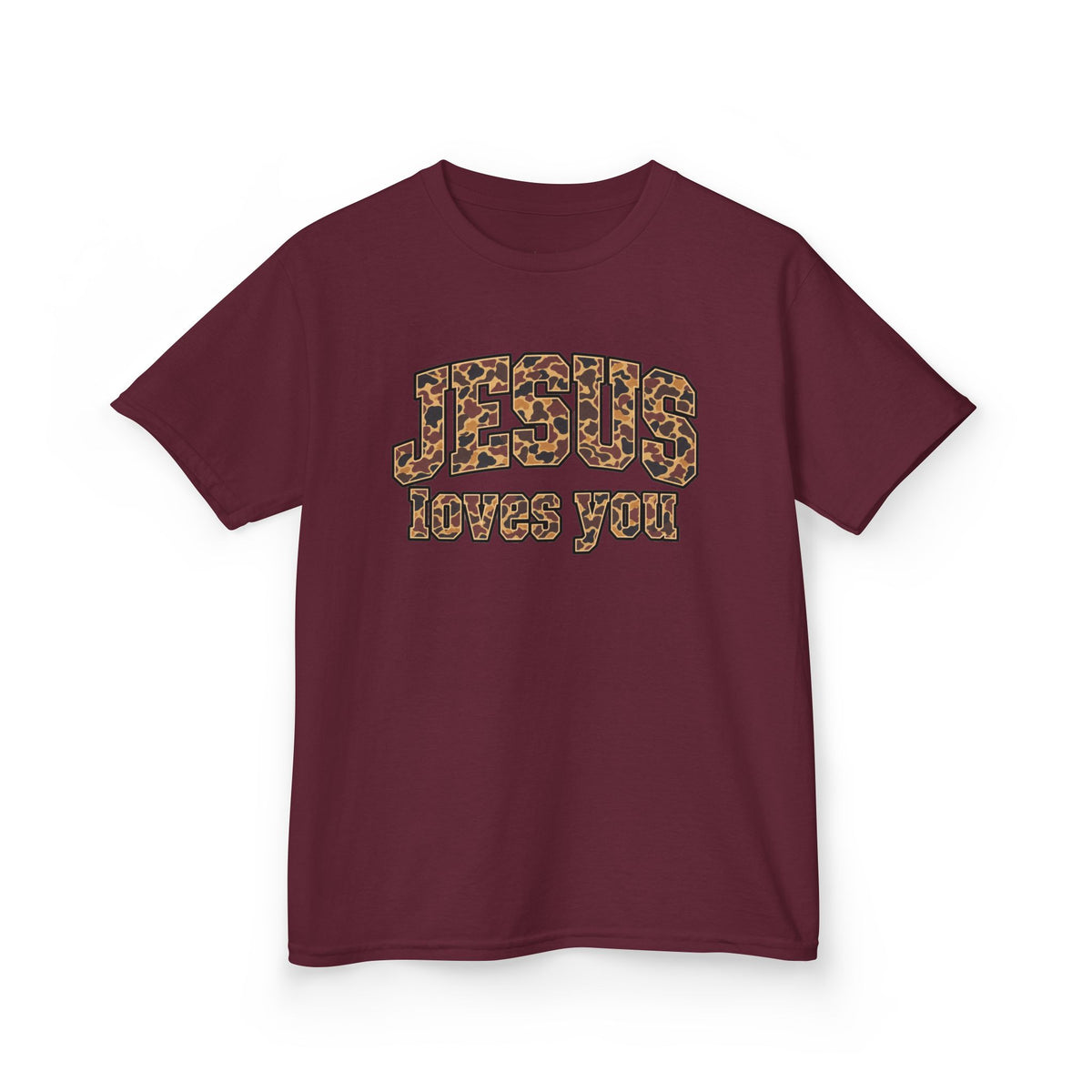 “Jesus Loves You” Camo Tee