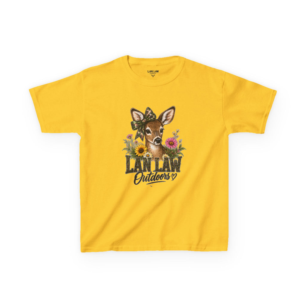 Deer Floral Graphic Shirt