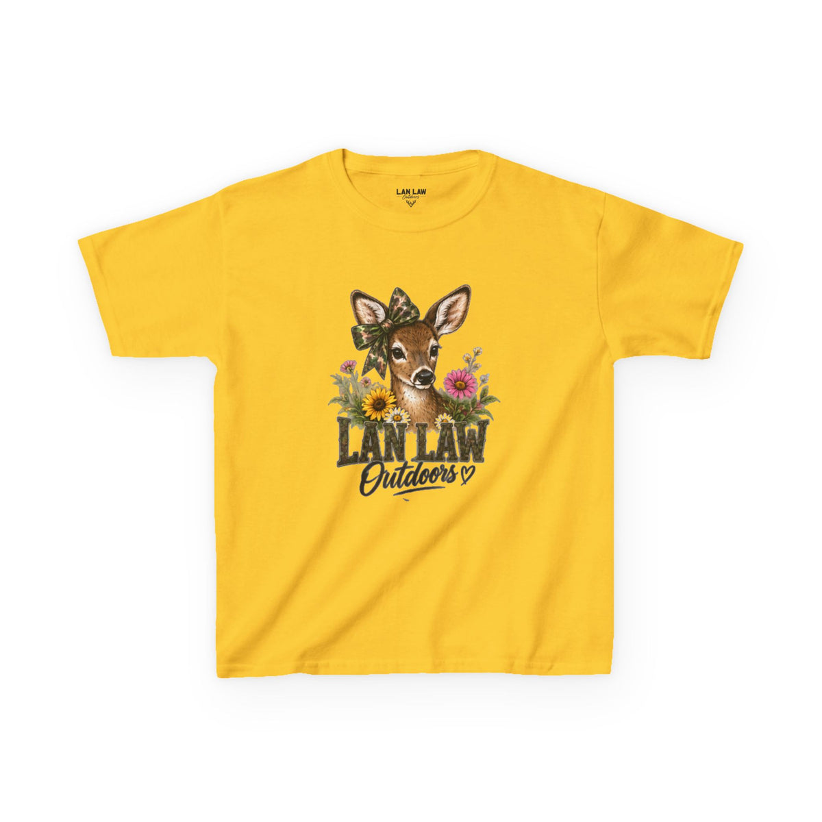 Deer Floral Graphic Shirt