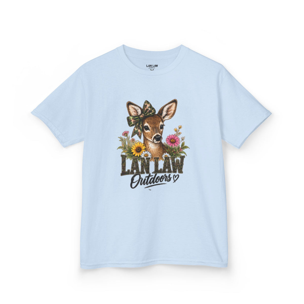 Deer Floral Graphic Shirt