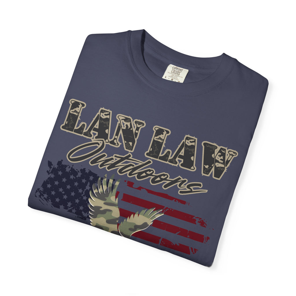 American Flag & Camo Eagle Tee