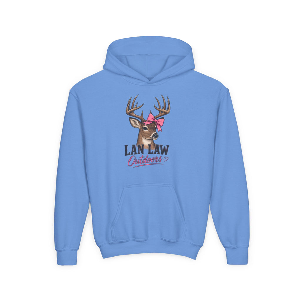 Deer with Pink Bow Hoodie