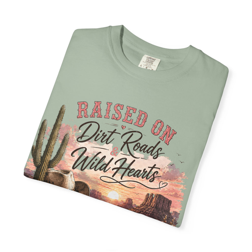 Raised on Dirt Roads Wild Hearts T-Shirt