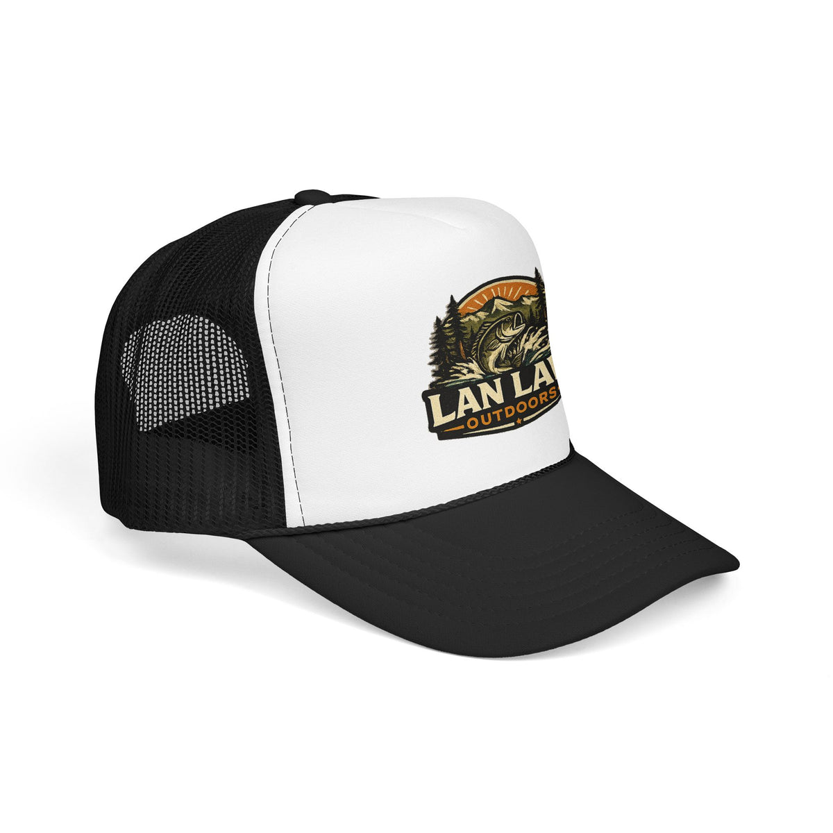 Vintage Fishing Logo Trucker Hat
