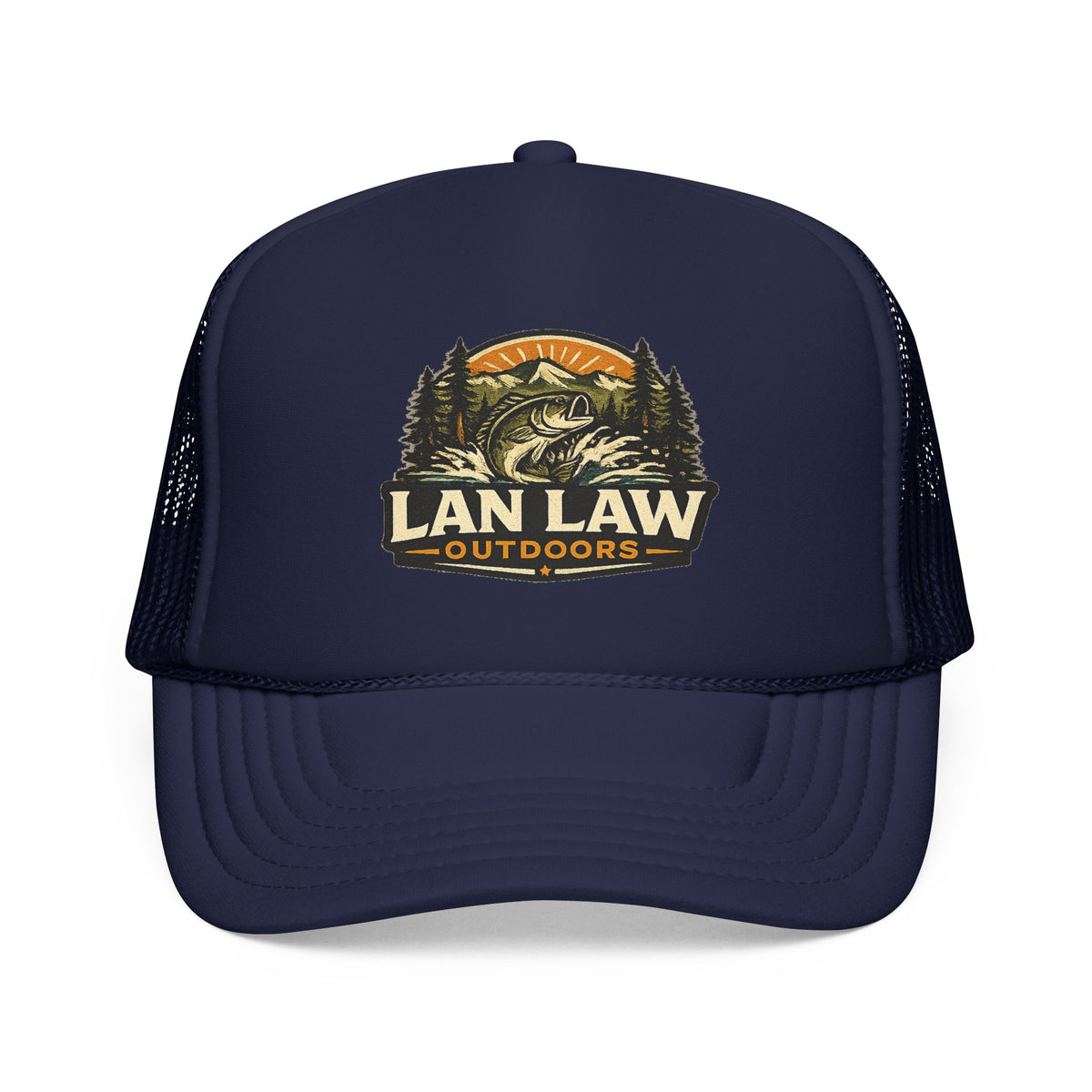 Vintage Fishing Logo Trucker Hat
