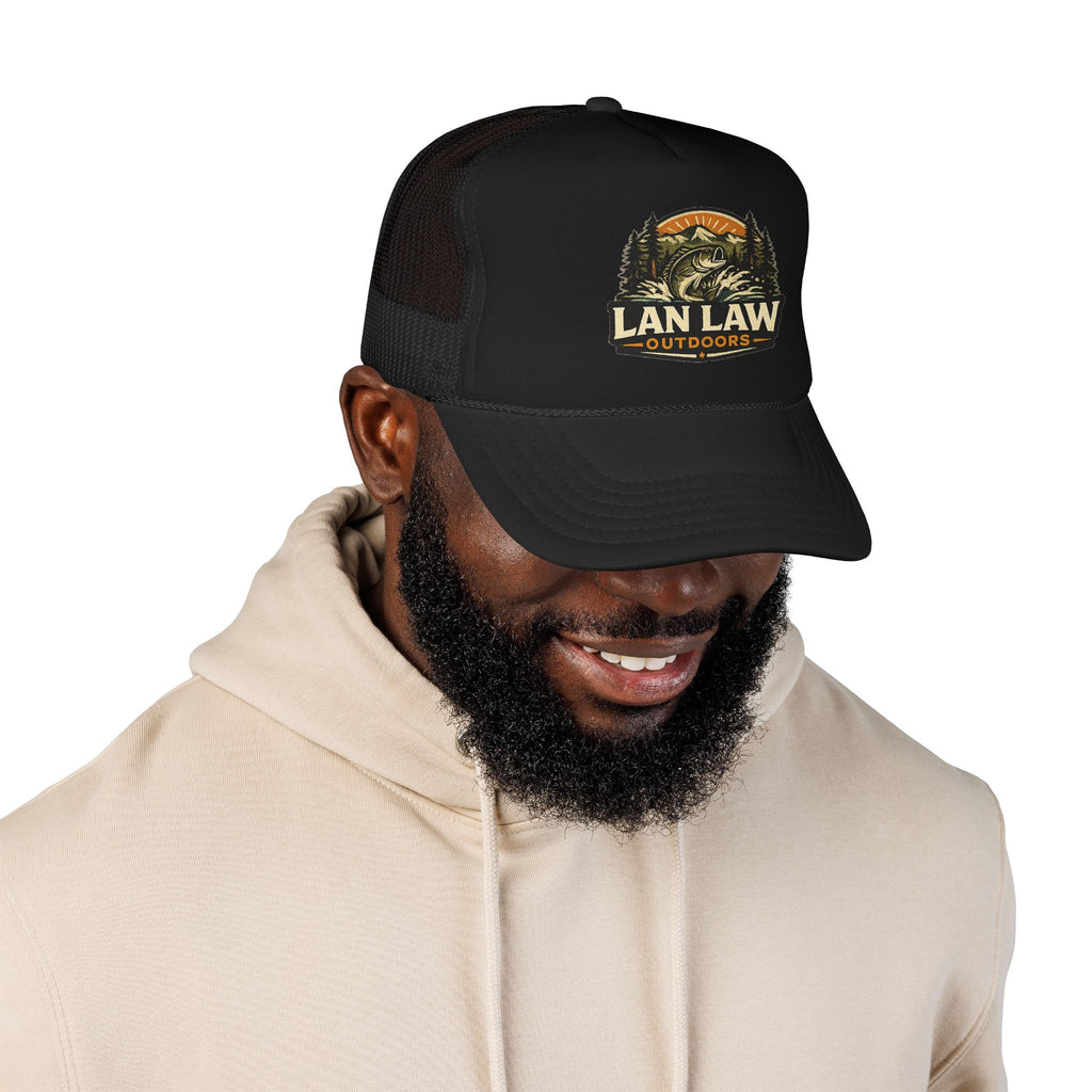 Vintage Fishing Logo Trucker Hat