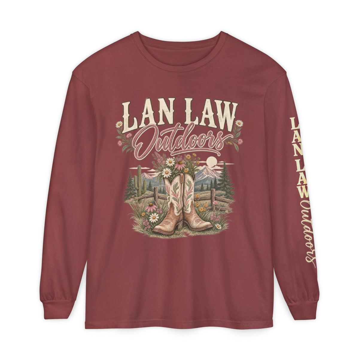Cowgirl Boots Long Sleeve Tee