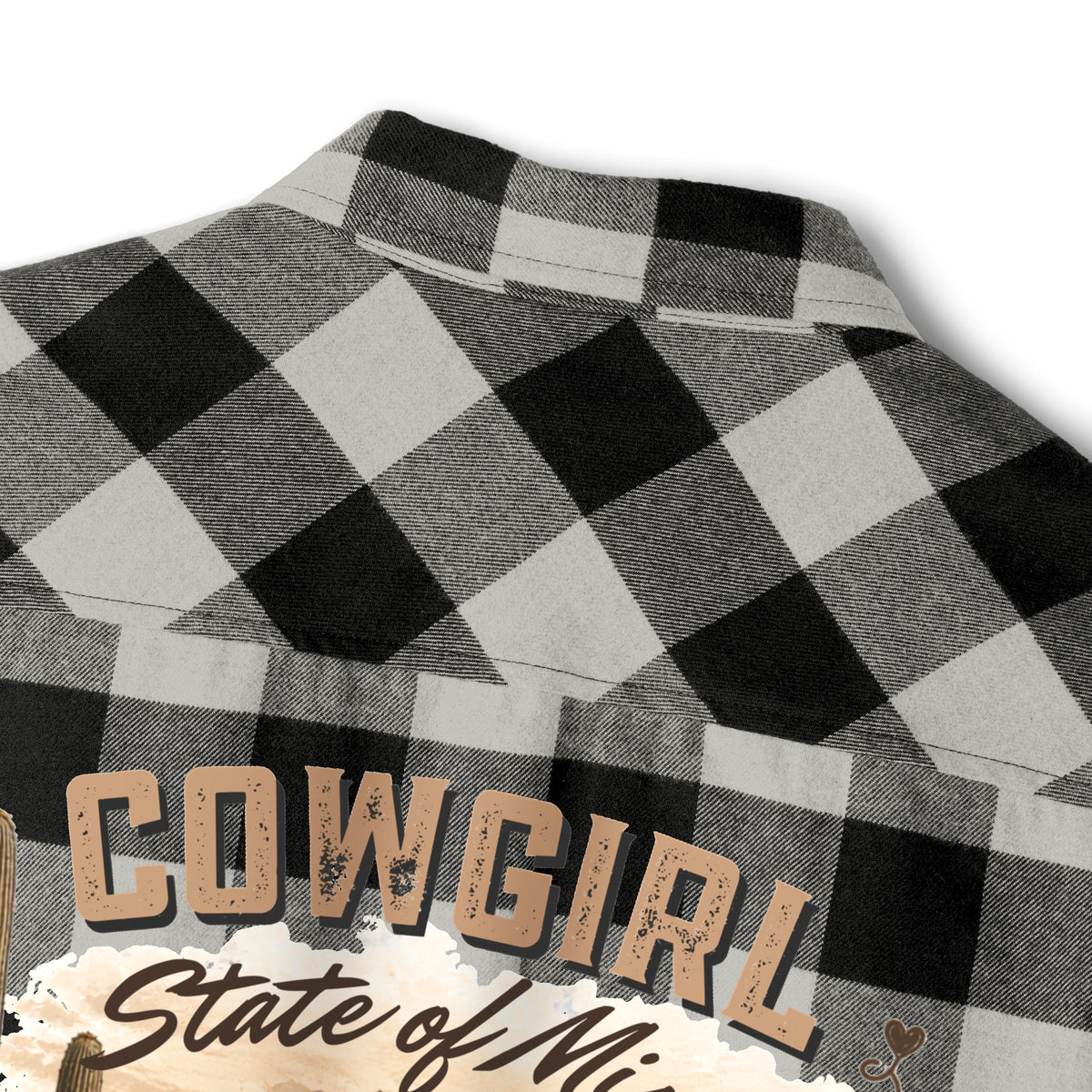 Cowgirl State of Mind Plaid Flannel Shirt